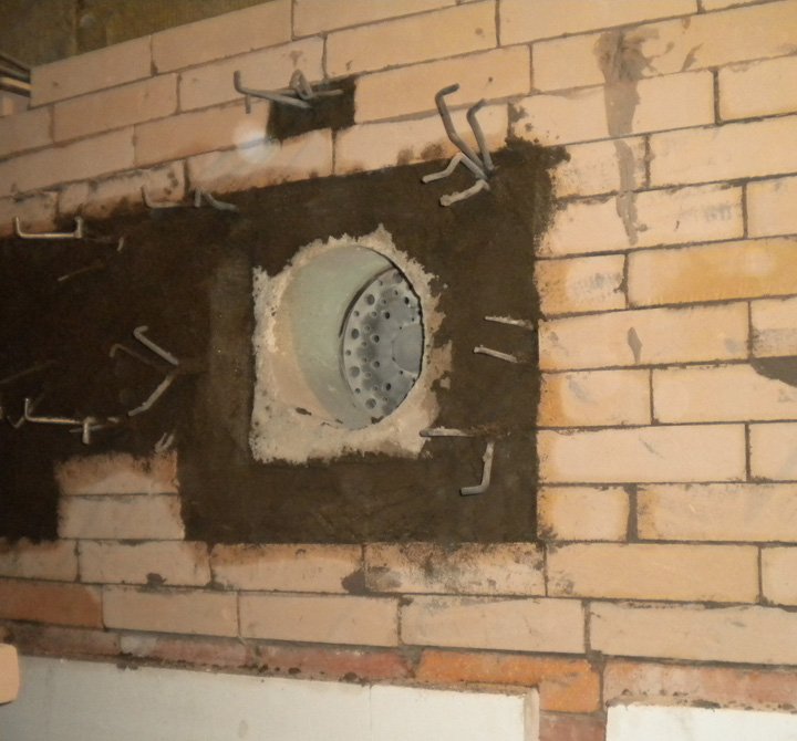 Kotel na biomaso 4 - Sanacija poškodovanega dela kurišča (3)